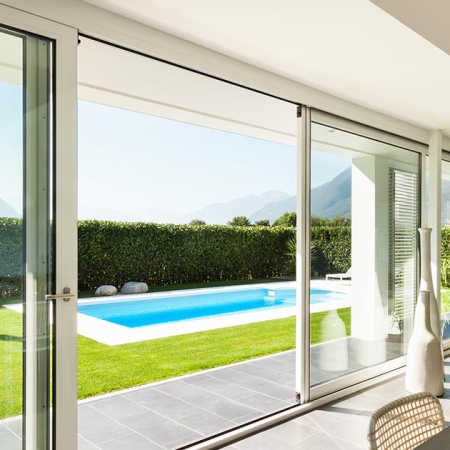 Garten mit einem Pool