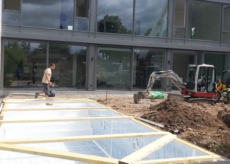 Polypropylene swimming pool