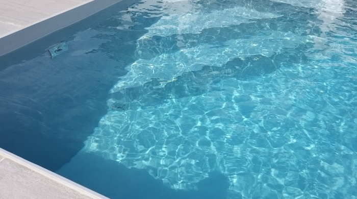 Comprehensive design of a garden with a swimming pool